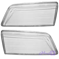 شیشه چراغ جلو پژو 405 شفاف جفت