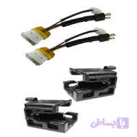 سوکت تبدیل و خار چراغ پراید 131 بسته 4 عددی