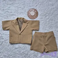 ست کت شلوارک بچگانه پسرانه کد 1233