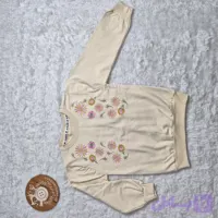 دورس دخترانه پاییزه گلدوزی شده سایز 50 کد 6002