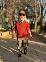بلوز یقه هفت و شلوار بچگانه پسرانه مدل یلدا کد 1170