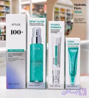 پک آبرسان و جوانساز Anua 100_کرم آبرسان PDRN + Hyaluron_سرم/میست Dewy Glow_کرم دور چشم Hydro Firming_سرم لبPDRN Hyaluron
