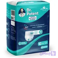 پوشک شورتی بزرگسال دکتر پوتنت مدل اولترا کامفورت 10 عددی
