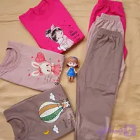 ست دورس و شلوار بچگانه پنبه‌ای
