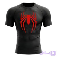 استرج آستین کوتاه MARVELS SPIDERMAN لوگو قرمز