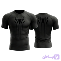 استرج آستین کوتاه SPIDERMAN لوگو مشکی