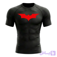 استرج آستین کوتاه DARK KNIGHT لوگو قرمز