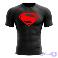 استرج آستین کوتاه SUPERMAN لوگو قرمز