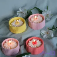 شمع بابونه دکوری