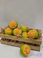 شمع طرح نارنگی