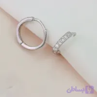 گوشواره نقره میخی میکرو کد 25052