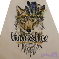 چادر بازی کودک مدل سرخپوستی طرح حیوانات کد KT07