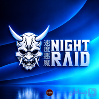 استیکر شیشه عقب ماشین طرح NIGHT RAID