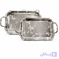 سینی دسته دار ویتارا مدل ss1800 سایز 26×42 و 35×22 سانتی متر