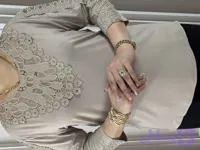 بلوز مجلسی زنانه جنس نخ مدل استین گیپوری