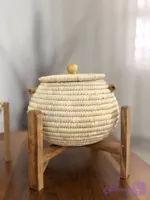 خمره ۵کیلو دسته چوبی با استند