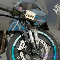 ست محافظ پمپ ترمز بالا و کالیپر CF250NK سفید