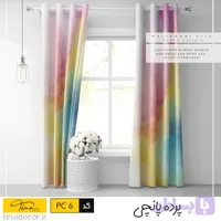 پرده مخمل پانچی کلاسیک کد PC6