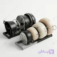 استند نظم‌دهنده قابلمه و درب قابلمه کشویی