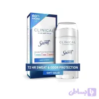 مام ضد تعریق کلینیکال سکرت ۷۲ ساعته مدل l سکرت کلینیکال_Secret Clinica