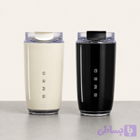 تراول ماگ SMEG حجم 240 میل مشکی و کرم ( اسمگ )