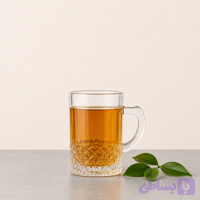 فنجان شیشه ای الگانس ( پک ۶ عددی )