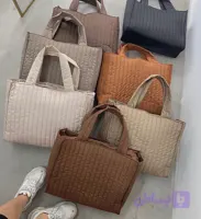 کیف پافر برزنتی دستی زنانه مدل » ناب استایل