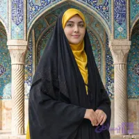 چادر جده مخمل لاینی نگین‌دار