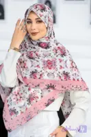 روسری زنانه طرح دار نخی و سبک - تی تی کالا شاپ
