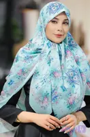 روسری زنانه طرح دار نخی و سبک - تی تی کالا شاپ