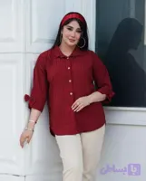 شومیز استین پاپیونی دیپلمات