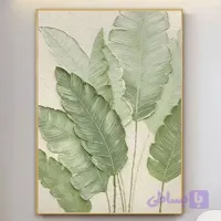 تابلو دست ساز برجسته برگ موز