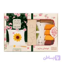 کیت آموزش دوخت برجسته (نیدل پانچ) روی کوسن طرح آفتابگردان