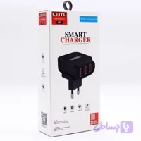 آداپتور 18 وات / 18w برند leito کد LH-9 سه خروجی فست شارژر