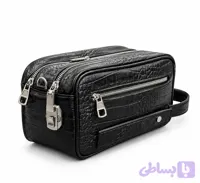 شوزبگ چرم طبیعی تک قفل بند بلند دار مدل رامتین(6009)