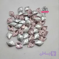 سنگ‌ لوزی سایز۱۰میل رنگ صورتی