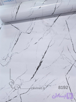 برچسب کابینت PVC قابل شستشو کانتر و دیوار طرح سنگ عرض 90 سانت مات, 8261