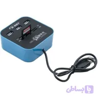 کارت‌خوان و هاب USB دی-نت مدل KOS-9018