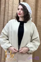 کاپشن بامبر زنانه مدل آوینا | استخوانی