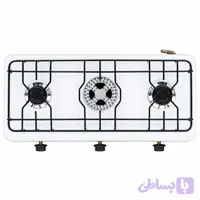 اجاق گاز صفحه‌ای 3 شعله لعابی