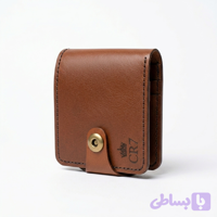 کیف پول جیبی چرم طبیعی ماوا - مدل دست‌دوز