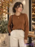 بافت گپ زنانه دخترانه شتری وارداتی برند M&CO