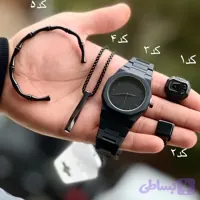 ست ساعت، دستبند و انگشتر مردانه
