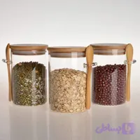 بانكه گرد قاشق دار پيركس درب بامبو قطر 10سانت
