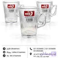 لیوان DELI | لیوان شیشه‌ای مناسب سرو نوشیدنی‌های گرم و سرد (کد 4ZNC2)