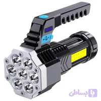 چراغ قوه حرفه‌ای با ۷ لامپ LED پرنور