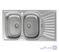 سینک ظرفشویی استیل توکار داتیس کد DB127