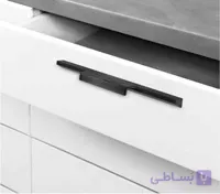 دستگیره شاخه ای مدل BLACK LINE مشکی ملونی کد 7019