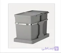سطل دو قلو زیر سینک ریلی ملونی کد 9176