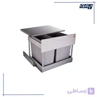 سطل چند منظوره توکار متصل به کف هایلو مدل رامسپار تاندم اس پلاس جهت یونیت عرض 60 سانتیمتر 3644821 فانتونی کد Q160